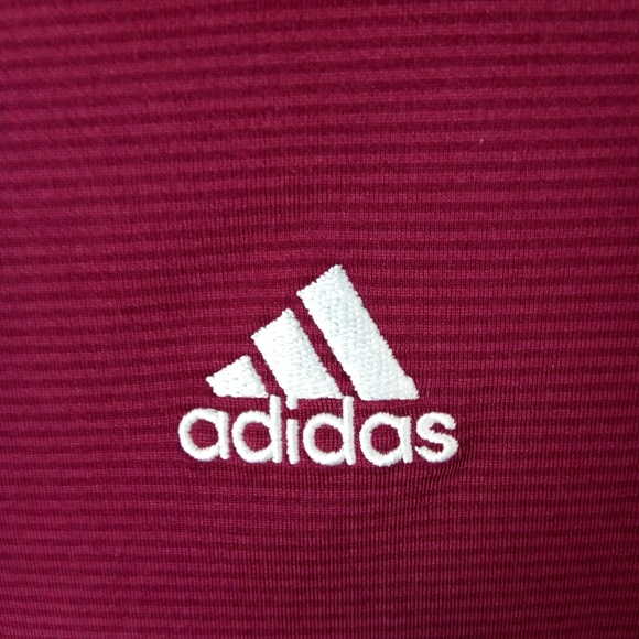 ADIDAS MENS RED POLO - Picture 5 of 6